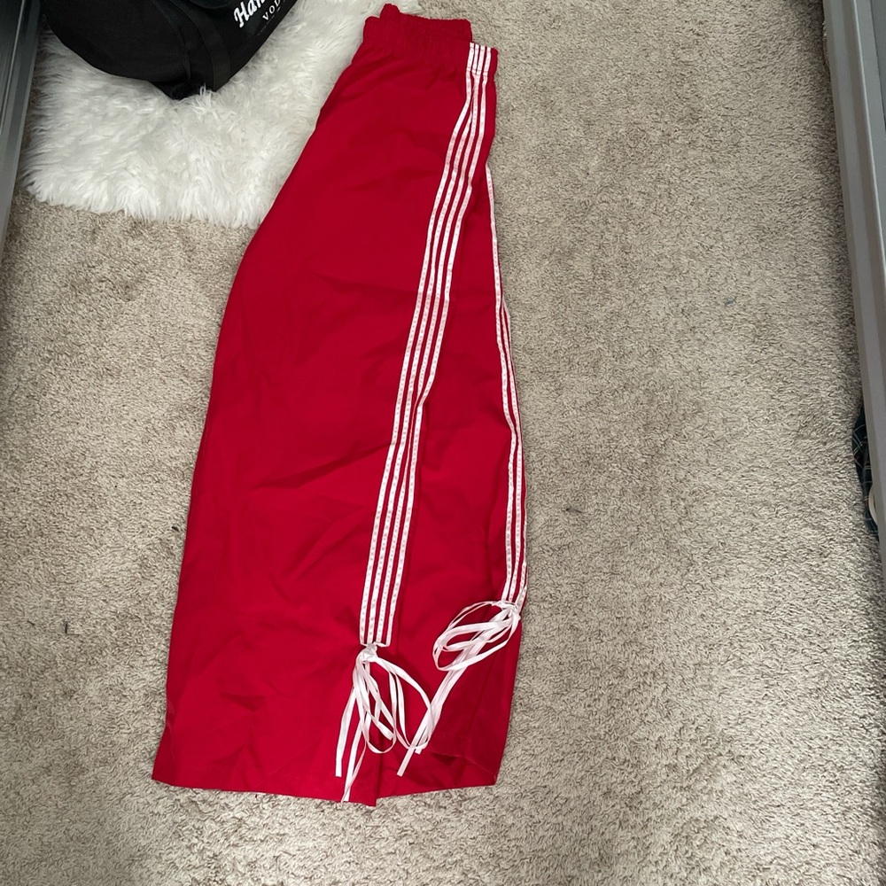 Stylish Red Track Pants